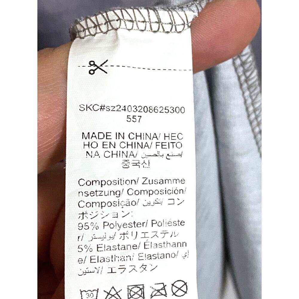 Shein Curve Gray Sleeveless Tank Top Dress Womens 1XL Pockets Casual Summer - Picture 6 of 7